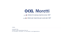 Desktop Screenshot of ocelmoretti.com